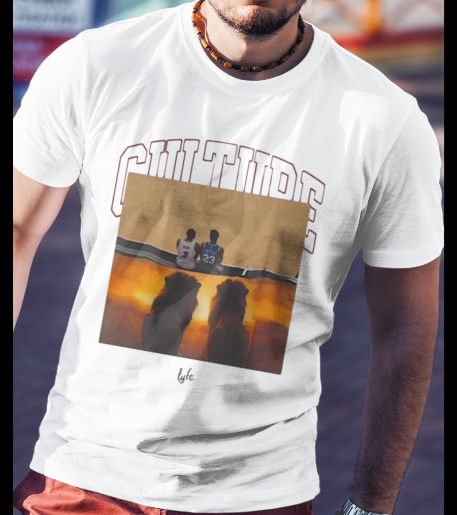 Dwyane Wade X Himmy Culture Basketball Legacy Lions Lyfe Collaboration T-Shirt
