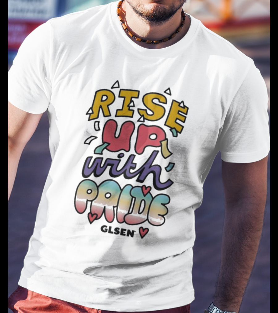 Glsen Rise Up With Pride Wilson Cruz T-Shirt