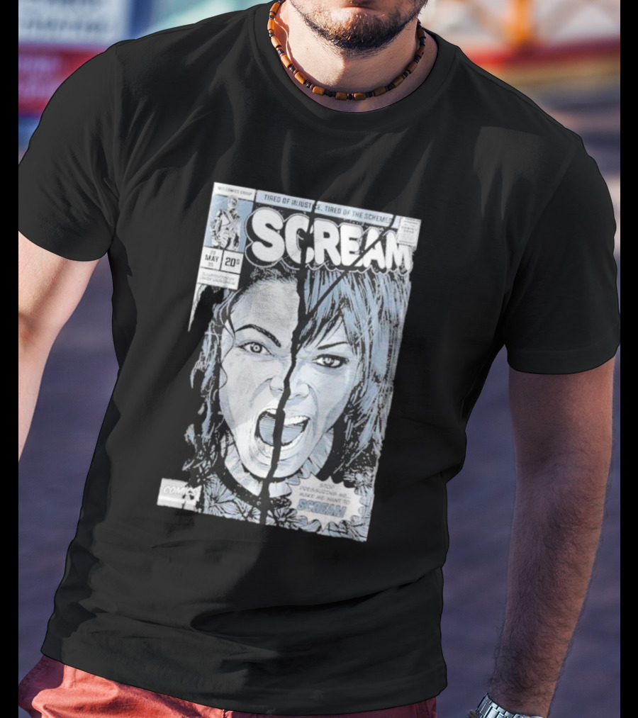 Mj History Scream Tired Of Injustice Tired Of The Schemes Comic May 20 Scream T-Shirt