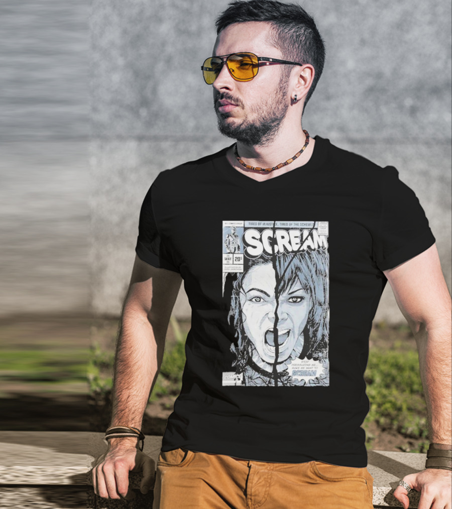 Mj History Scream Tired Of Injustice Tired Of The Schemes Comic May 20 Scream T-Shirt