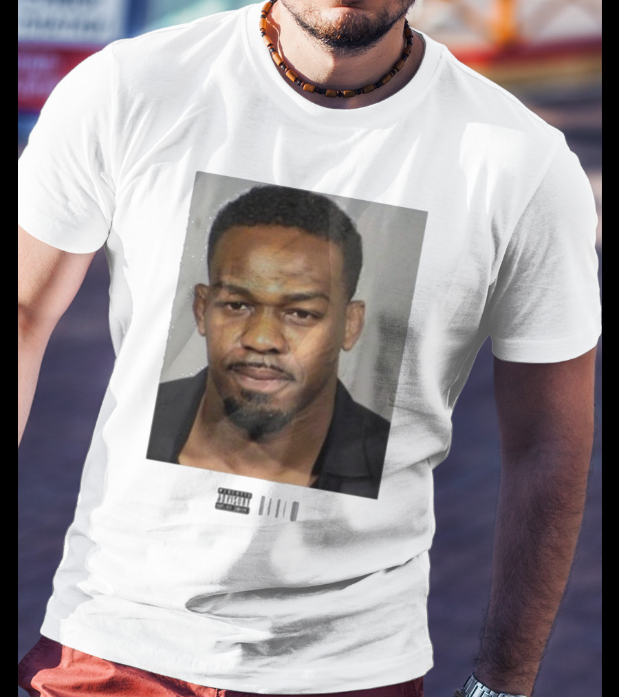 Jon Jones Mugshot UFC Champion Image T-Shirt