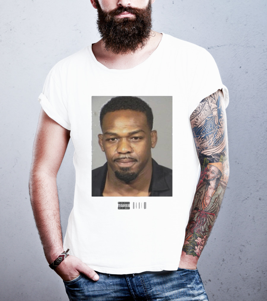 Jon Jones Mugshot UFC Champion Image T-Shirt