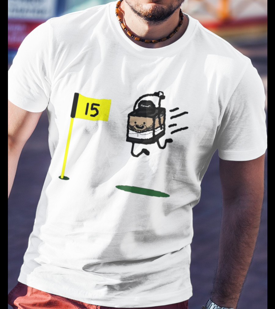 Michael Block Animated Golf Celebration Flag 15 T-Shirt