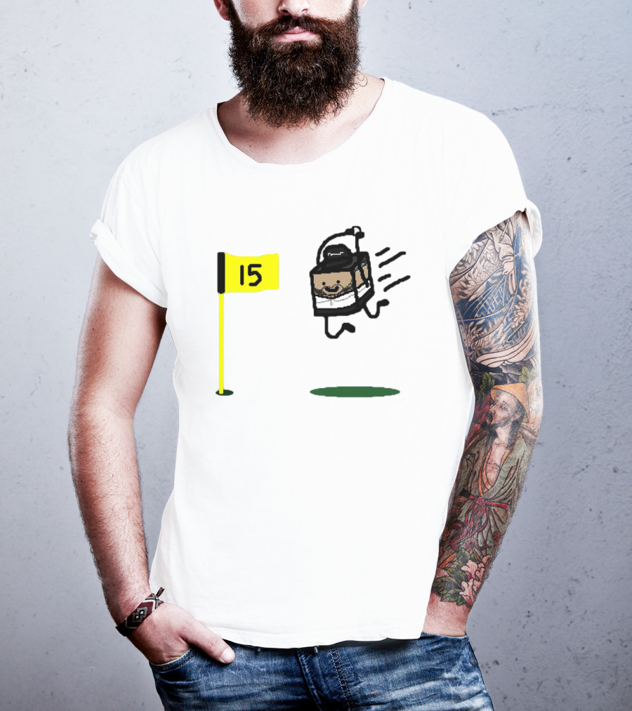 Michael Block Animated Golf Celebration Flag 15 T-Shirt