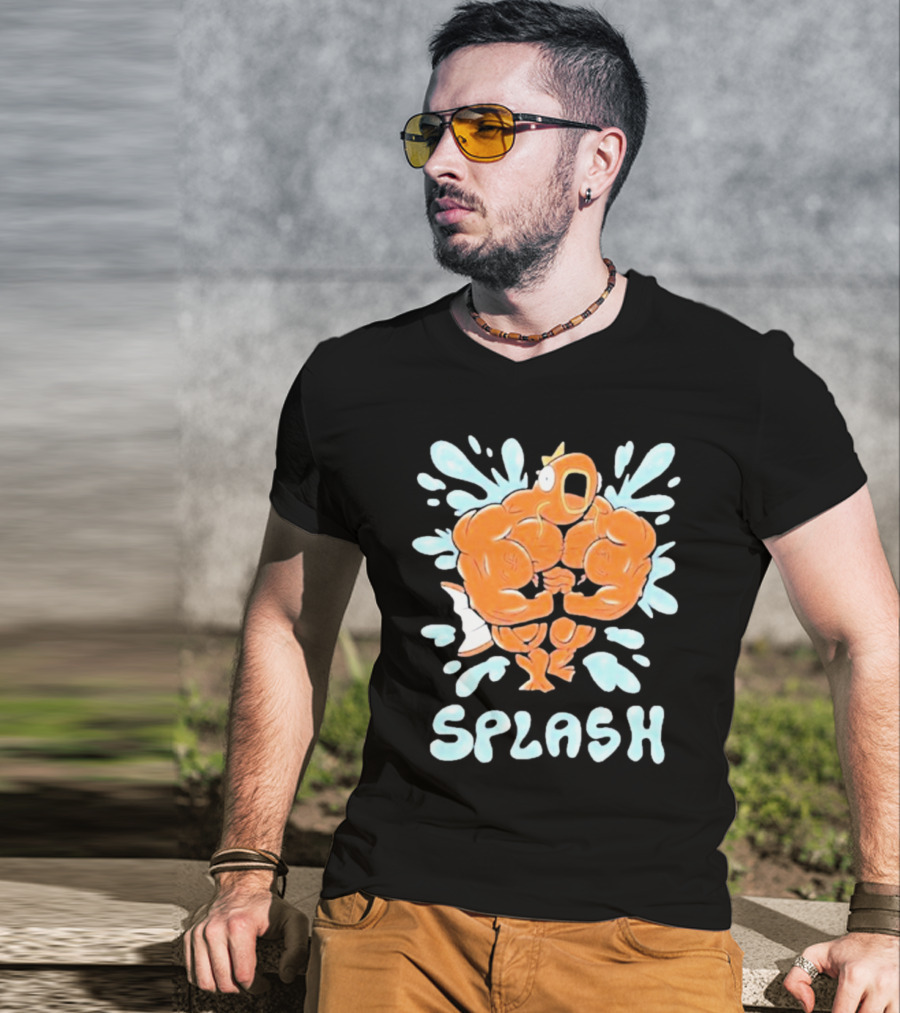 Magikarp Splash Buff Fish Comic T-Shirt
