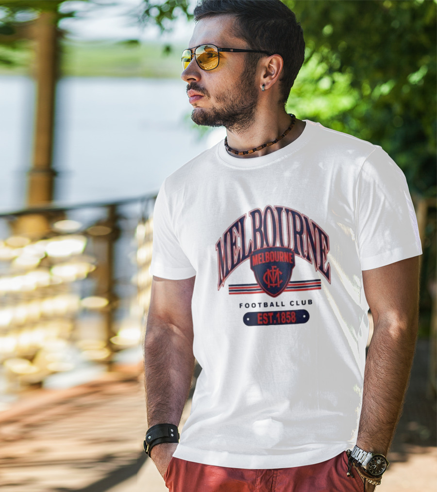Melbourne Demons Football Club MFC Est 1858 T-Shirt
