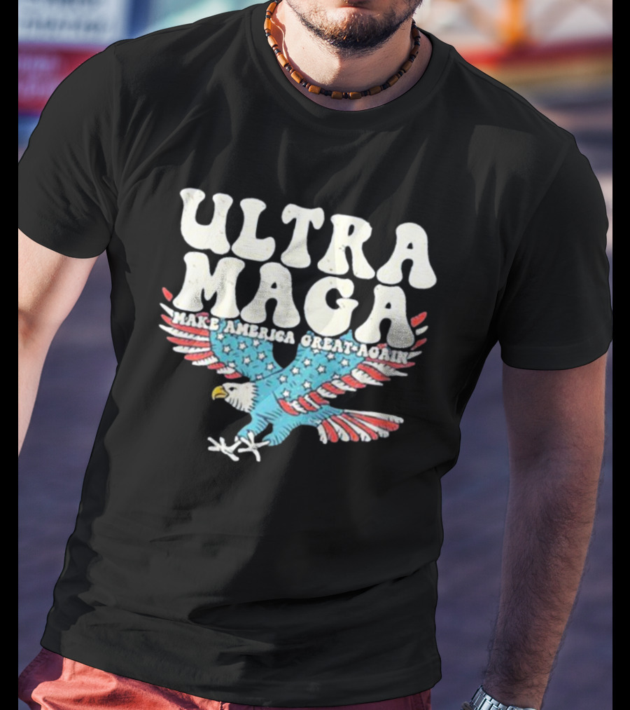 Ultra Maga Make America Great Again Eagle T-Shirt
