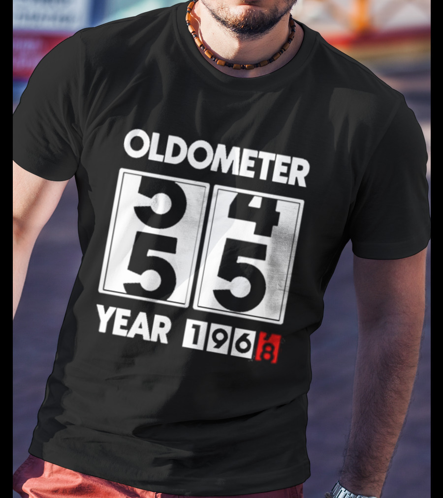 Oldometer 55 45 Year 1968 T-Shirt