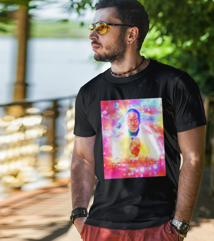 Doctor Who 14 Ncuti Gatwa Vibrant Time Traveler T-Shirt