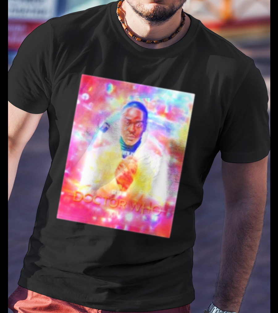 Doctor Who 14 Ncuti Gatwa Vibrant Time Traveler T-Shirt