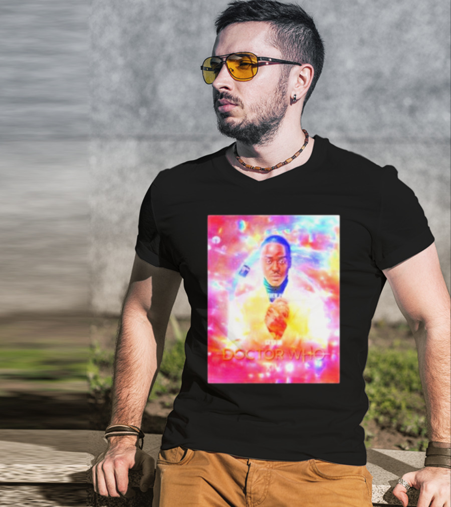 Doctor Who 14 Ncuti Gatwa Vibrant Time Traveler T-Shirt