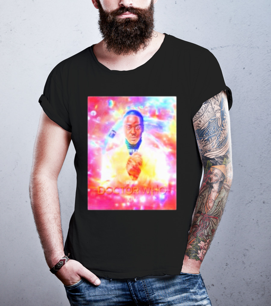 Doctor Who 14 Ncuti Gatwa Vibrant Time Traveler T-Shirt