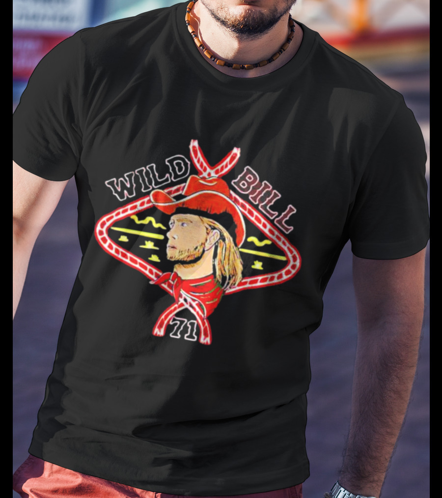 Vegas Golden Knights Wild Bill 71 William Karlsson Cowboy T-Shirt