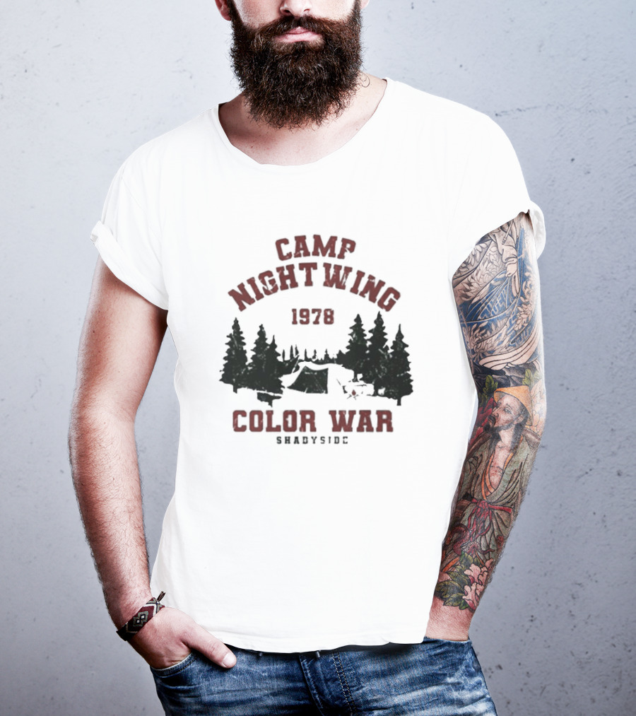 Camp Nightwing 1978 Color War Shadyside T-Shirt