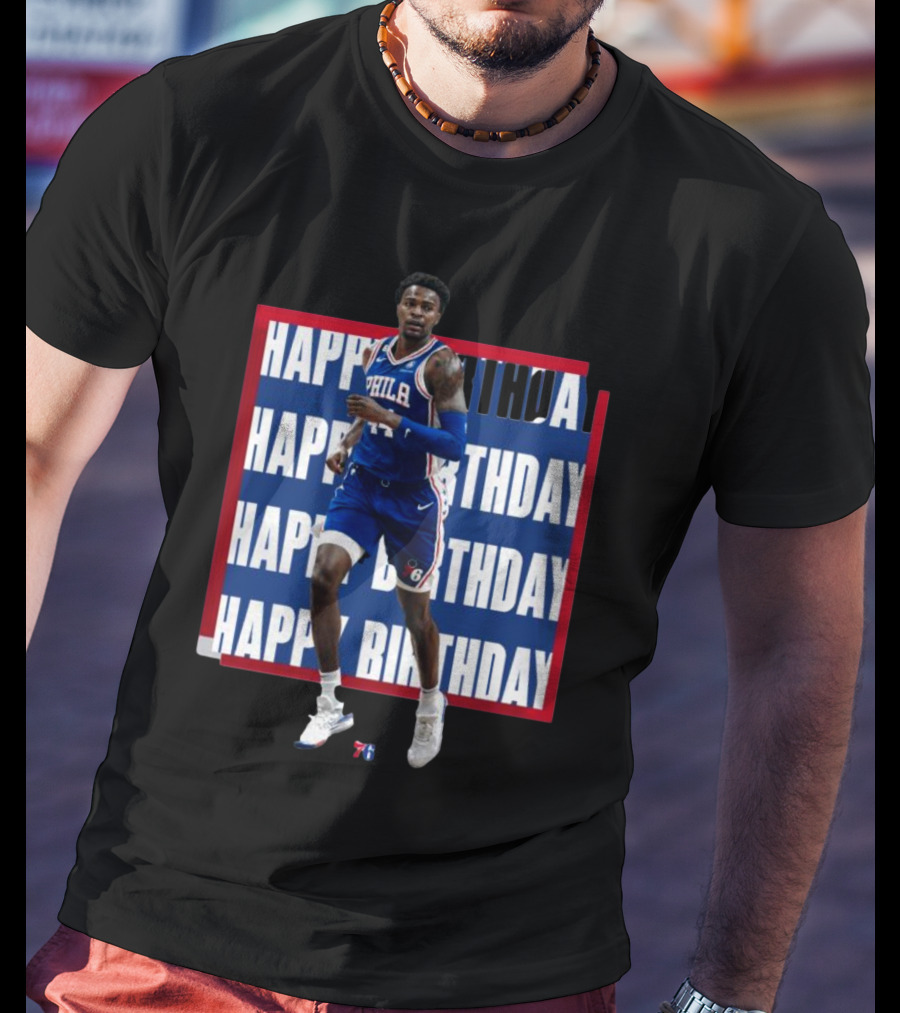 Philadelphia 76ers Happy Birthday Paul Reed Basketball T-Shirt