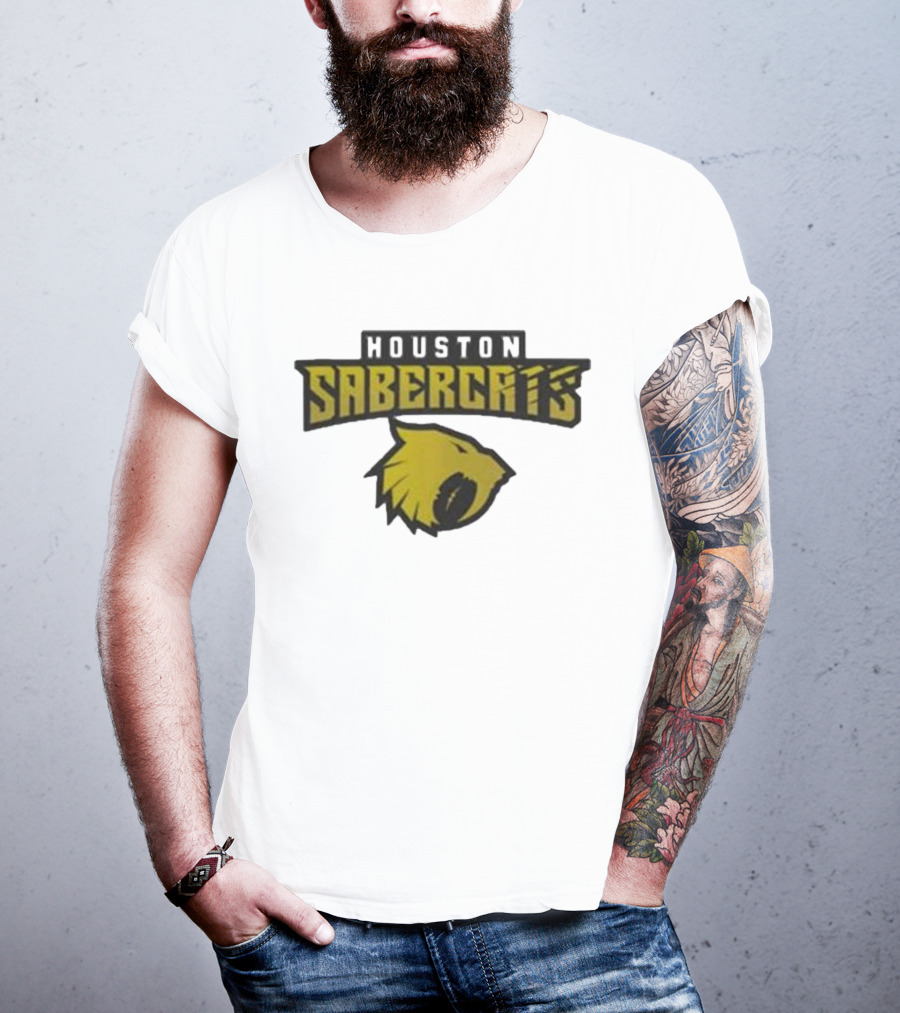 Houston SaberCats Yellow T-Shirt