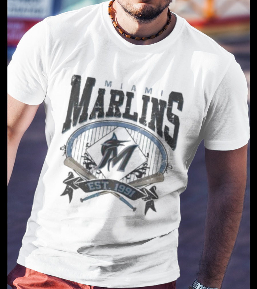 Miami Marlins MLB Baseball Game Day Est. 1993 T-Shirt