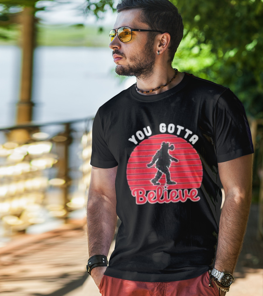 You Gotta Believe Vintage Retro Philly Bear T-Shirt
