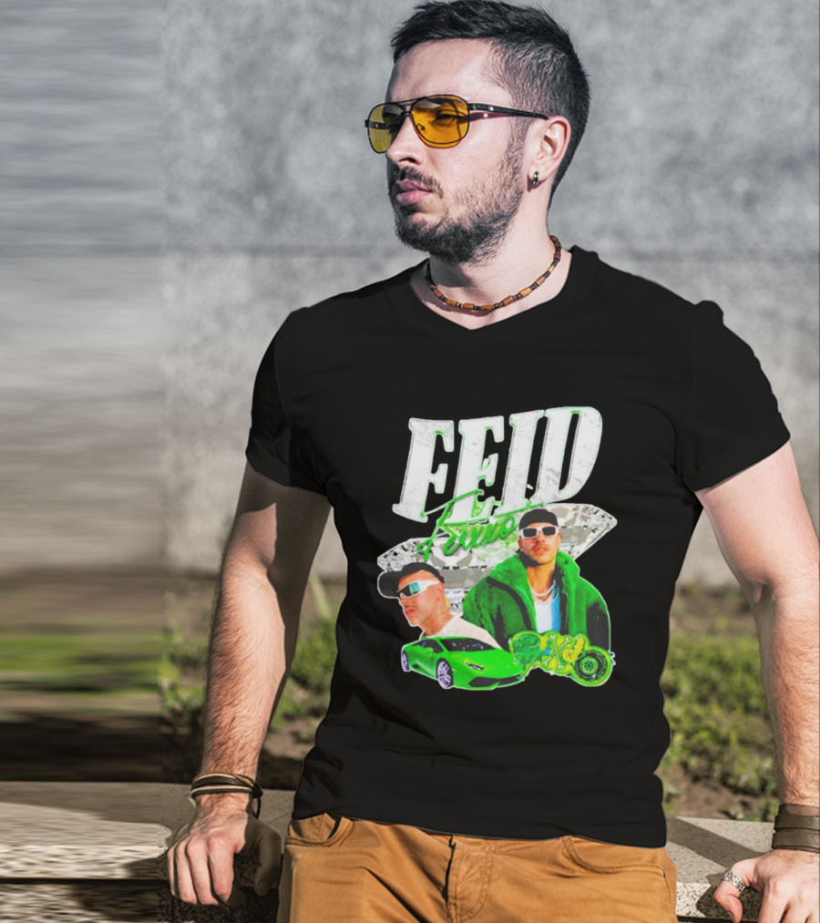FEID FUMO Green Car T-Shirt