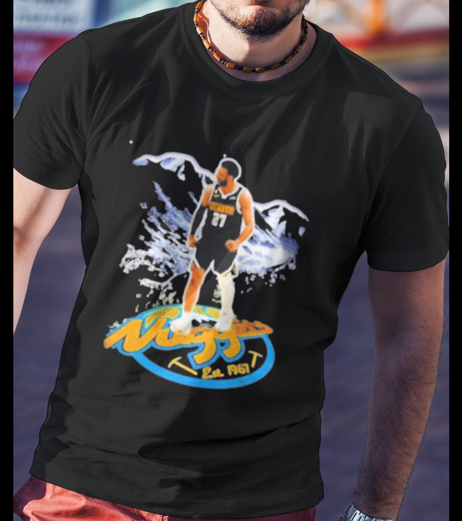 Jamal Murray Nuggets Est 1967 Basketball Player With Mountains T-Shirt