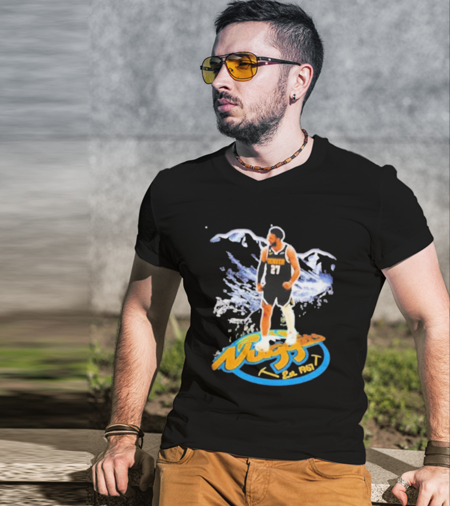 Jamal Murray Nuggets Est 1967 Basketball Player With Mountains T-Shirt