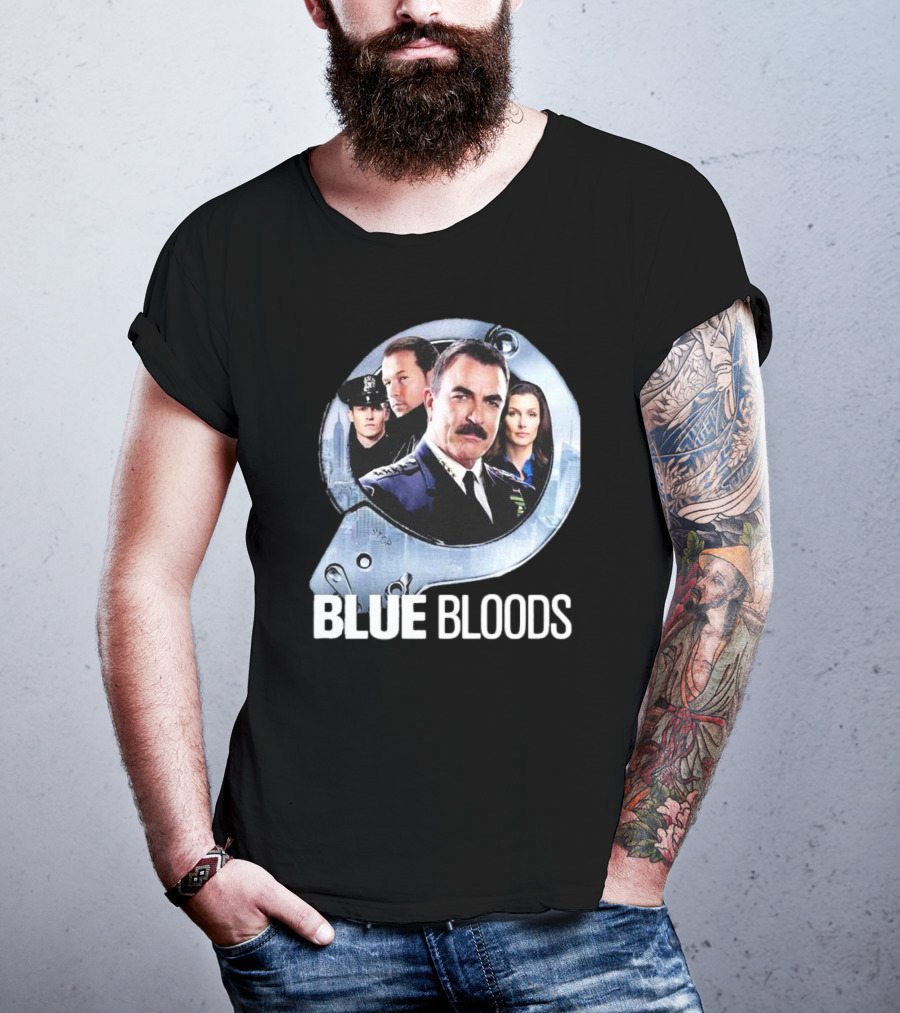 Blue Bloods Reagan Family Tom Selleck Donnie Wahlberg Cop Movie Fan T-Shirt