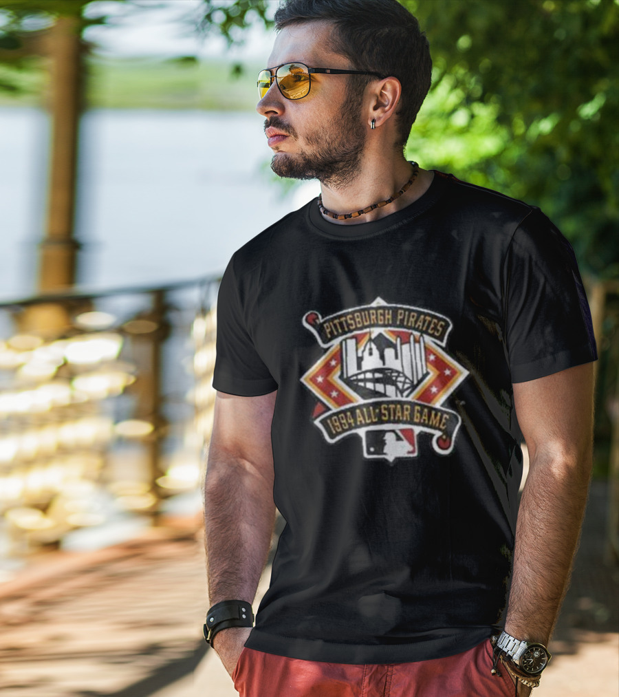 1994 MLB All Star Game Pittsburgh Pirates Vintage 90s Baseball T-Shirt