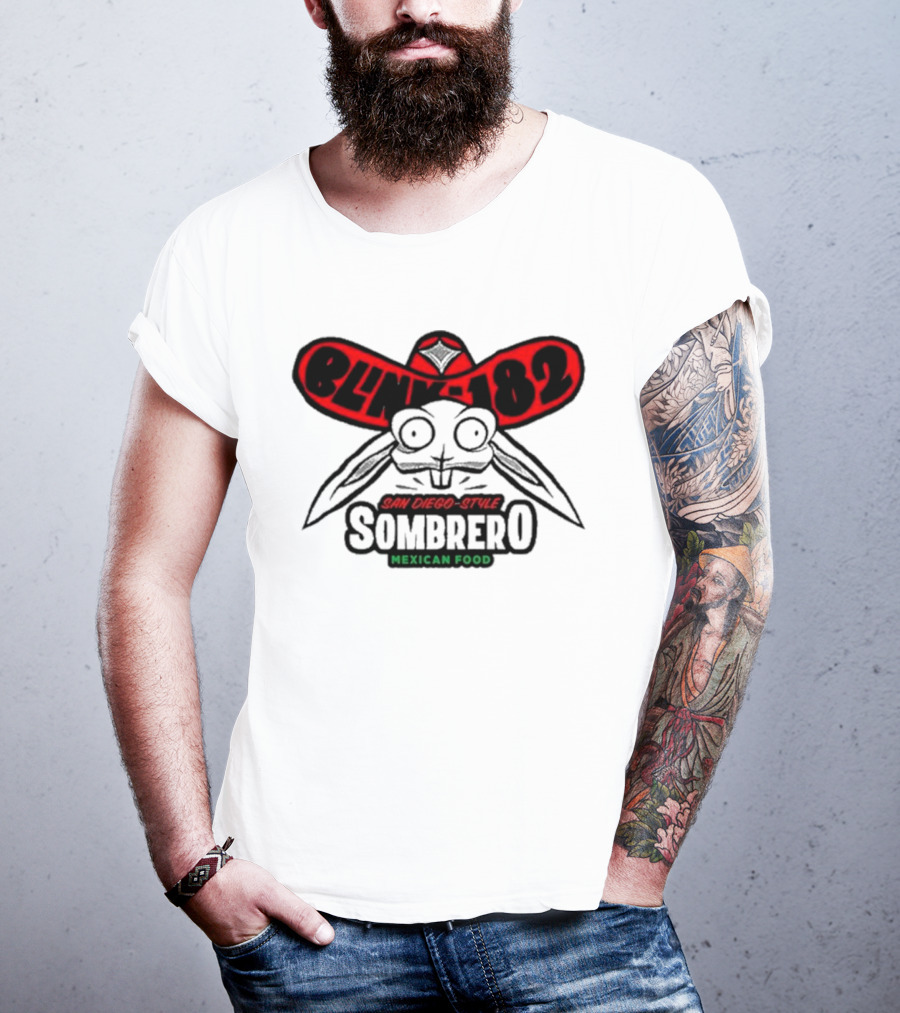 Blink-182 San Diego-Style Sombrero Mexican Food T-Shirt