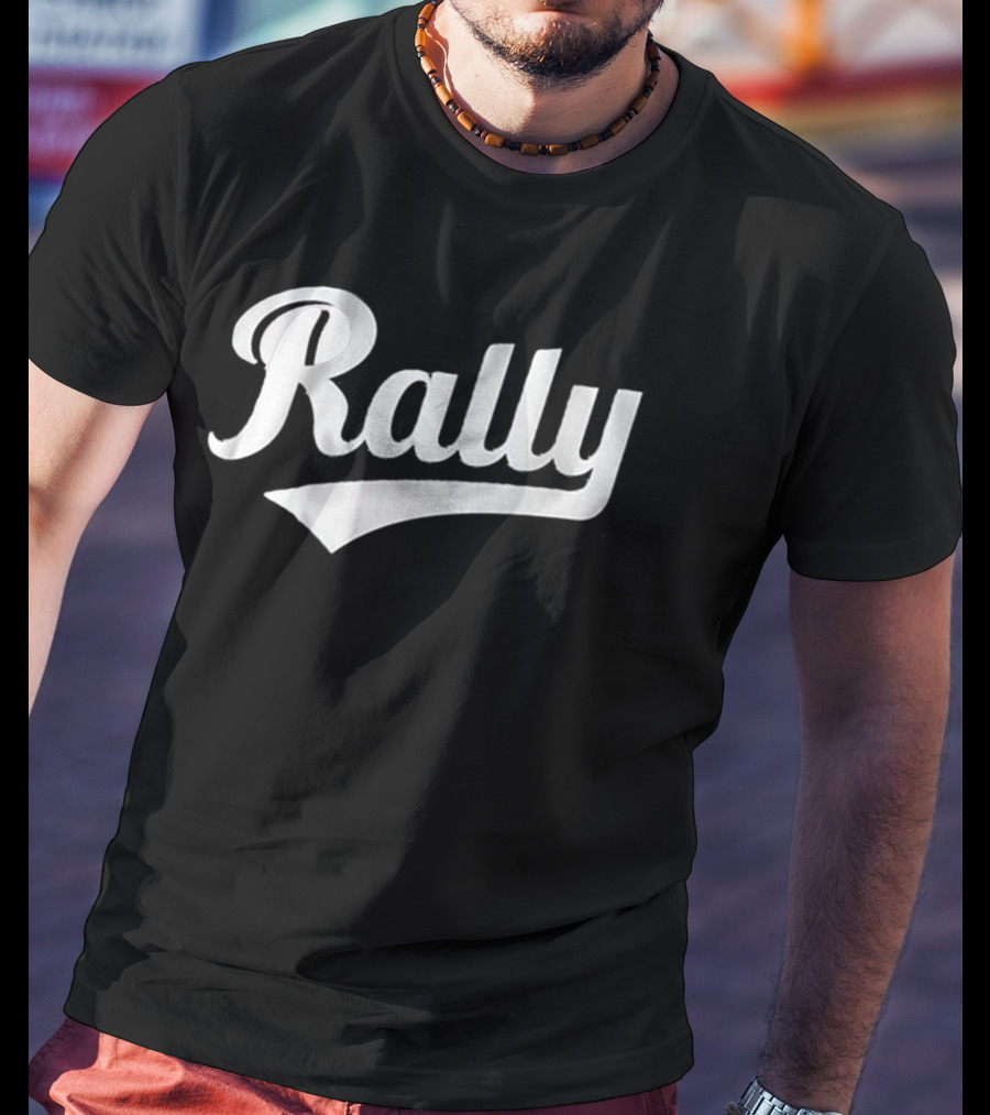 Cincinnati Rally Baseball Style Script T-Shirt