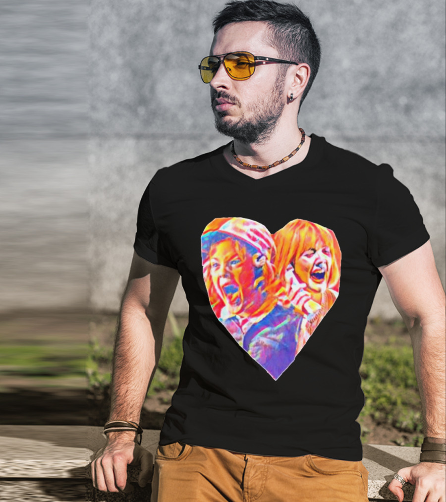 Vintage Movie Scream Drew Barrymore Heart Shaped T-Shirt