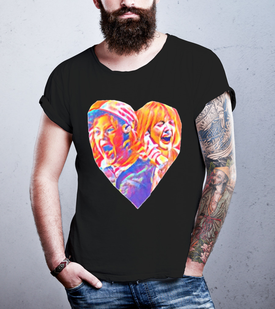 Vintage Movie Scream Drew Barrymore Heart Shaped T-Shirt