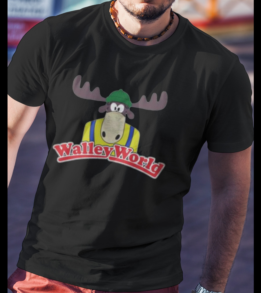 Marty Moose Walley World Mascot Retro Theme Park T-Shirt