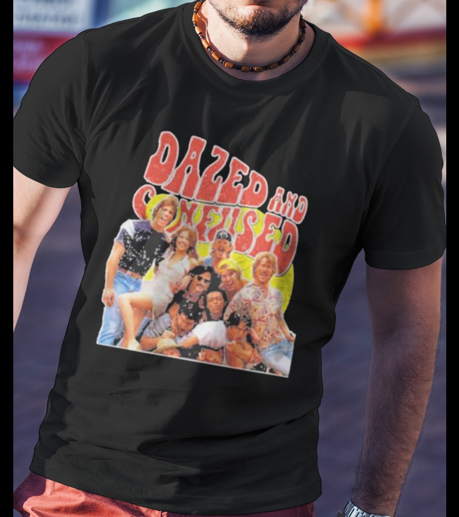 Dazed And Confused Movie Cast Group Image T-Shirt