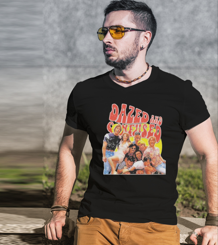 Dazed And Confused Movie Cast Group Image T-Shirt
