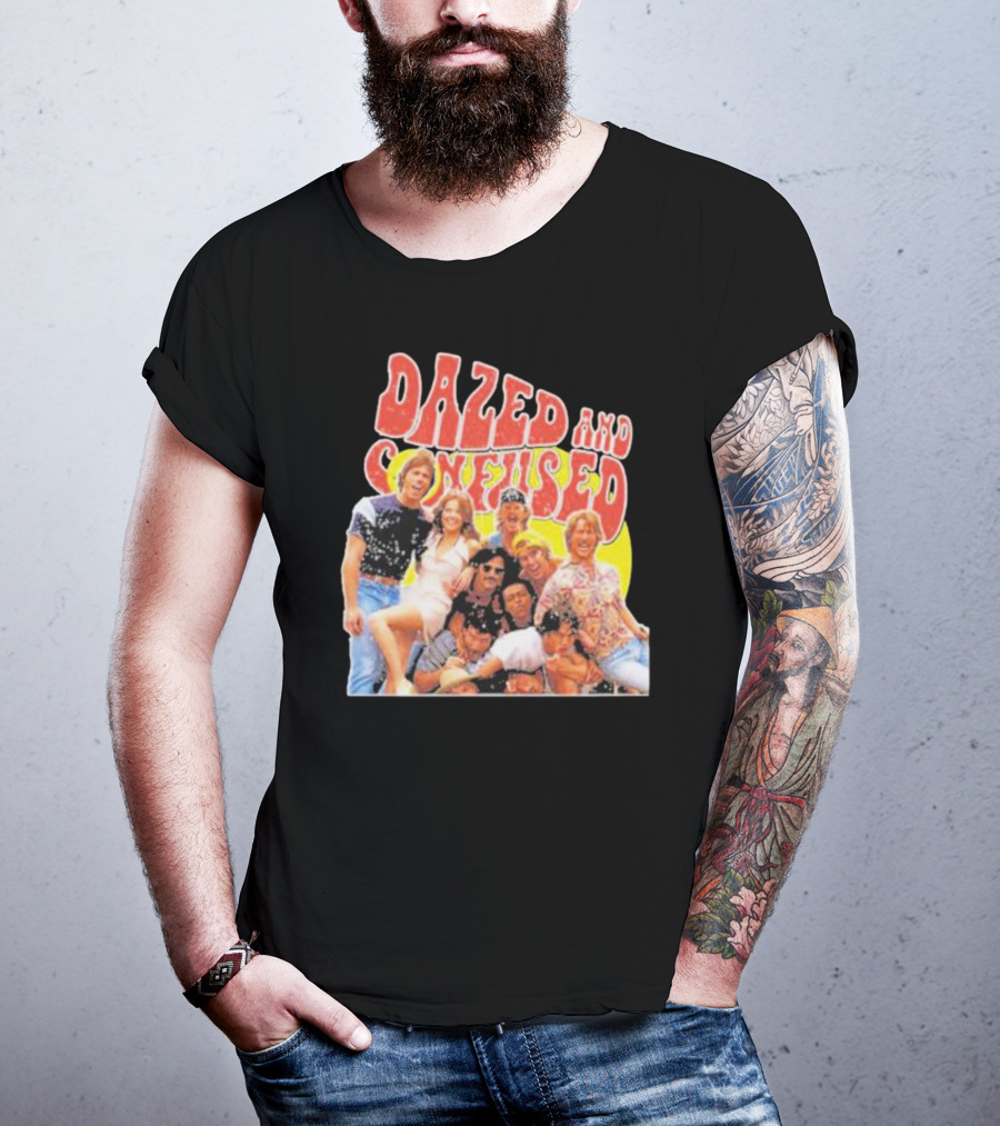 Dazed And Confused Movie Cast Group Image T-Shirt