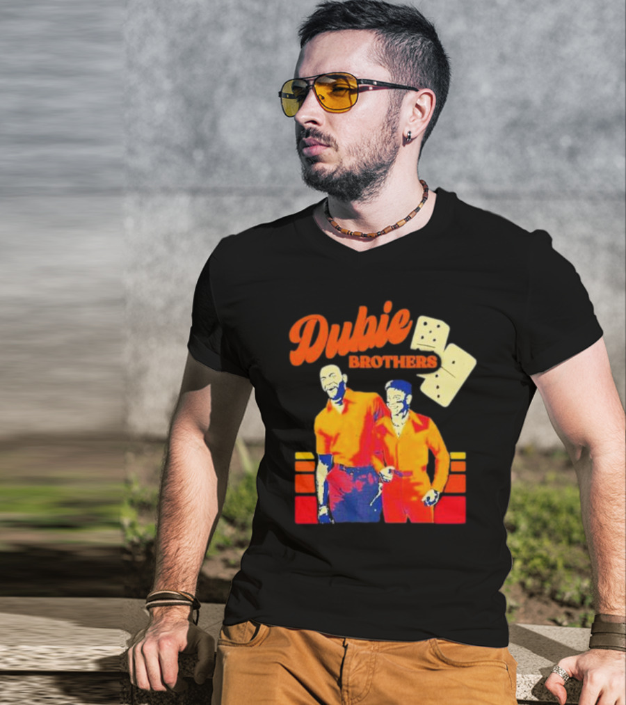 Dubie Brothers Domino Duo Orange Outfits T-Shirt