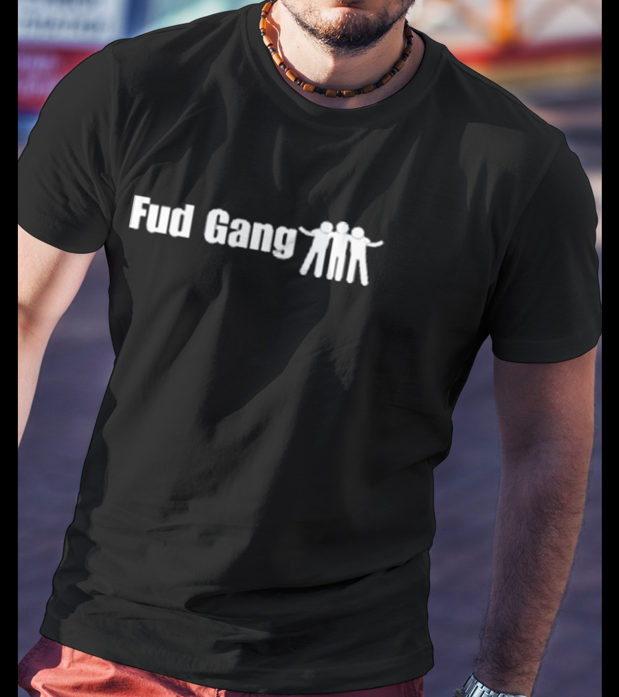Fud Gang Stick Figure Friends Embrace T-Shirt