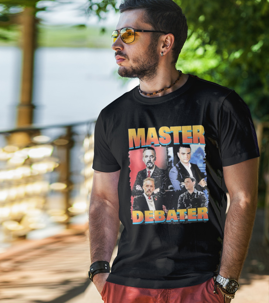 Memeabletees Master Debater Political Commentary Figures T-Shirt