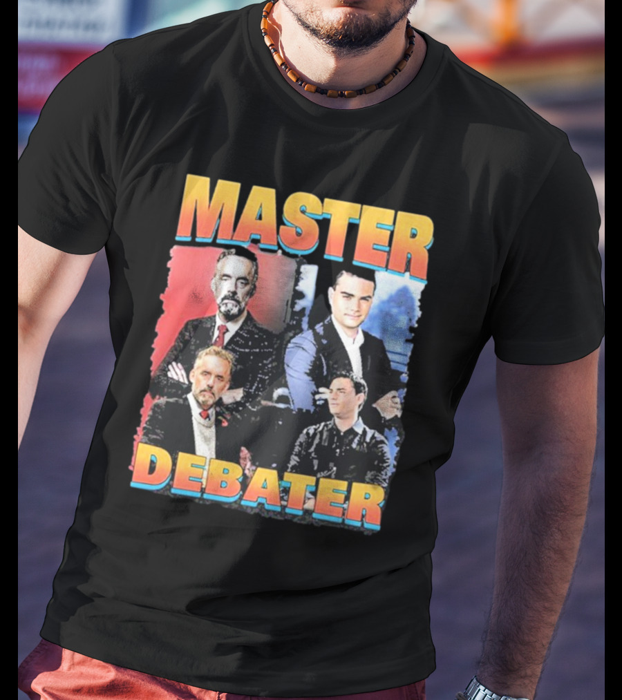 Memeabletees Master Debater Political Commentary Figures T-Shirt
