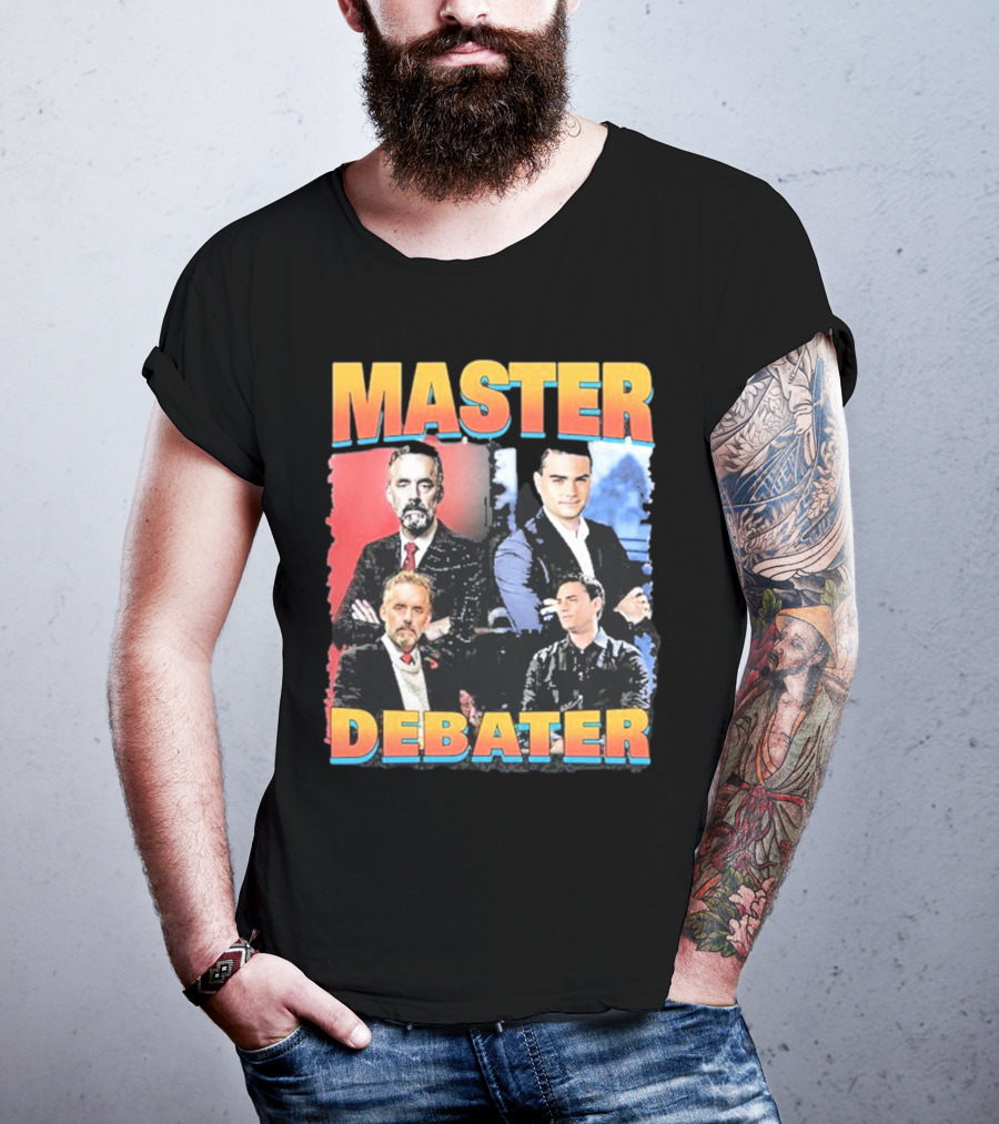 Memeabletees Master Debater Political Commentary Figures T-Shirt