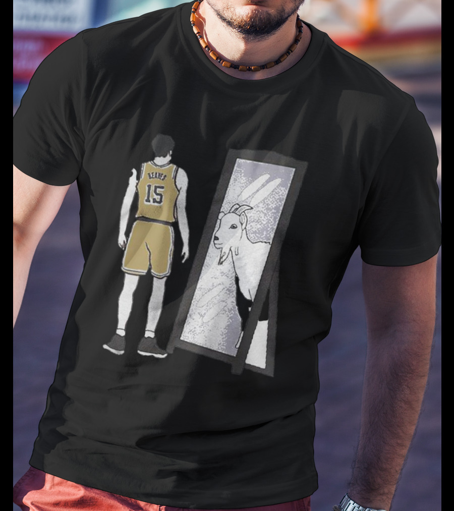 Austin Reaves Mirror GOAT Los Angeles Lakers Basketball Player Reflects Greatness T-Shirt