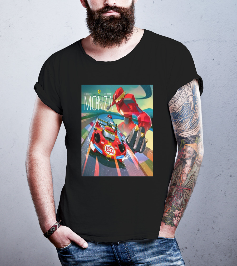 6 Hours Of Monza July 9 Ferrari Racing Robot T-Shirt