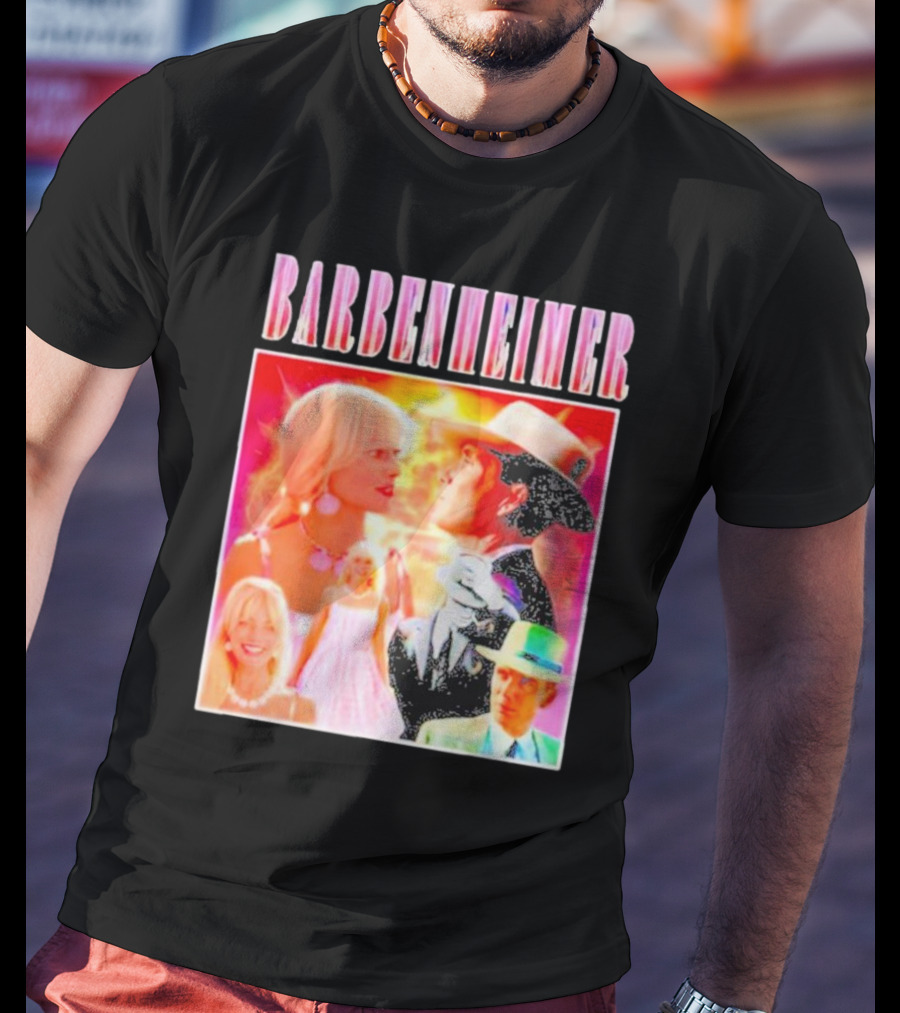Barbenheimer Oppenheimer Barbie Movie Mashup T-Shirt
