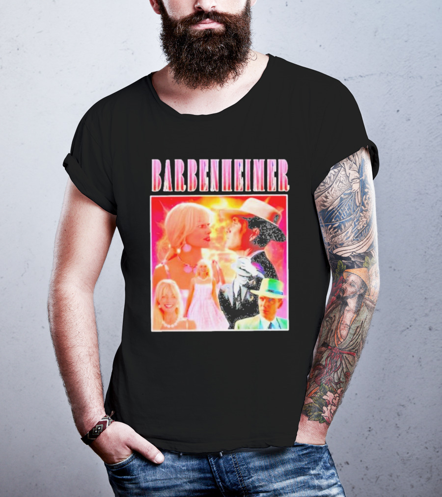 Barbenheimer Oppenheimer Barbie Movie Mashup T-Shirt