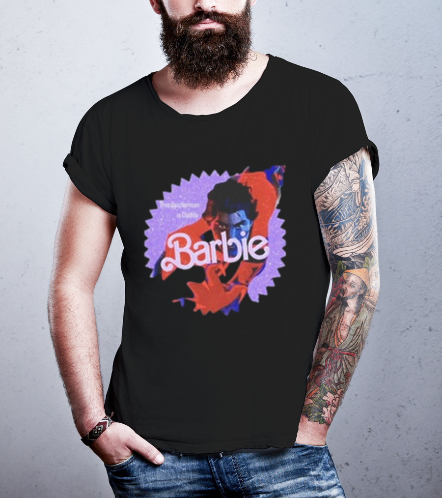Barbie Meets Spider-Man This Spiderman Is Daddy Etsy Singapore T-Shirt
