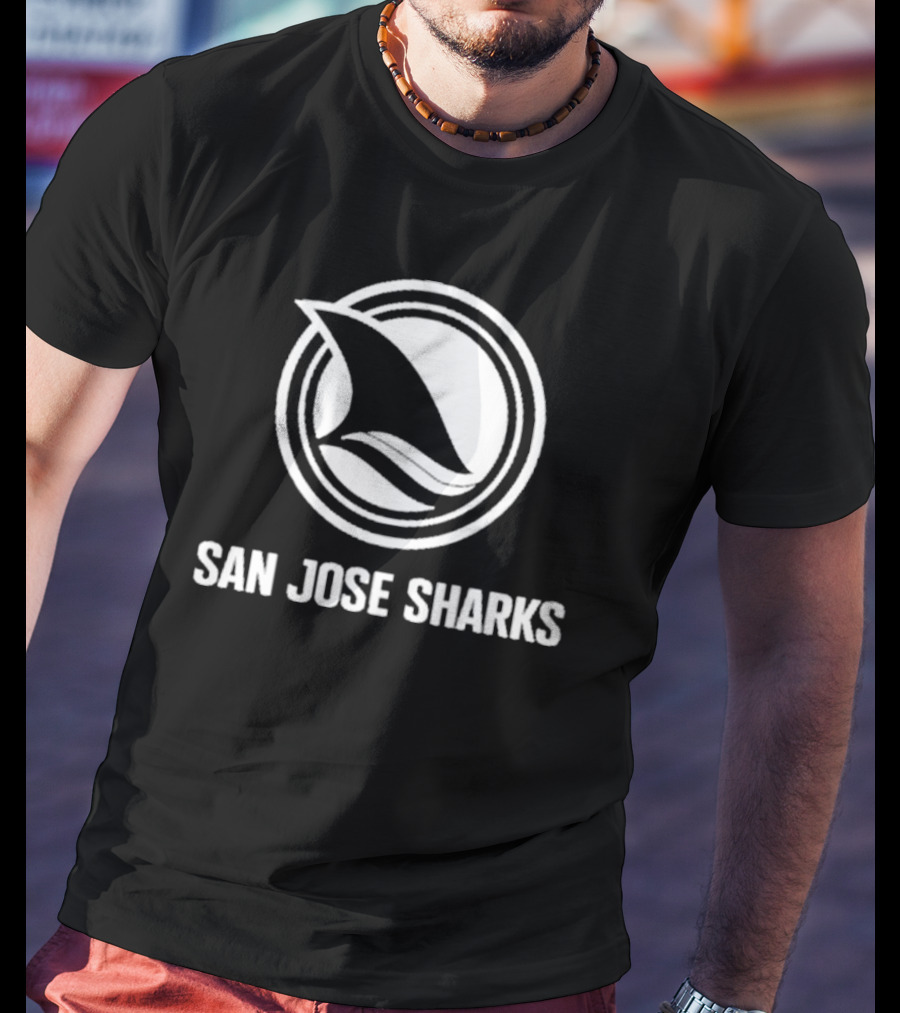 San Jose Sharks Logo San Jose Barracuda T-Shirt