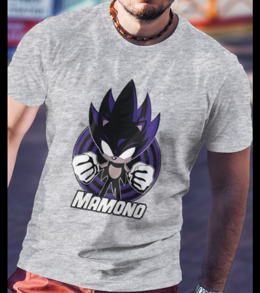 Mamono Dark Super Shadow Style Character T-Shirt