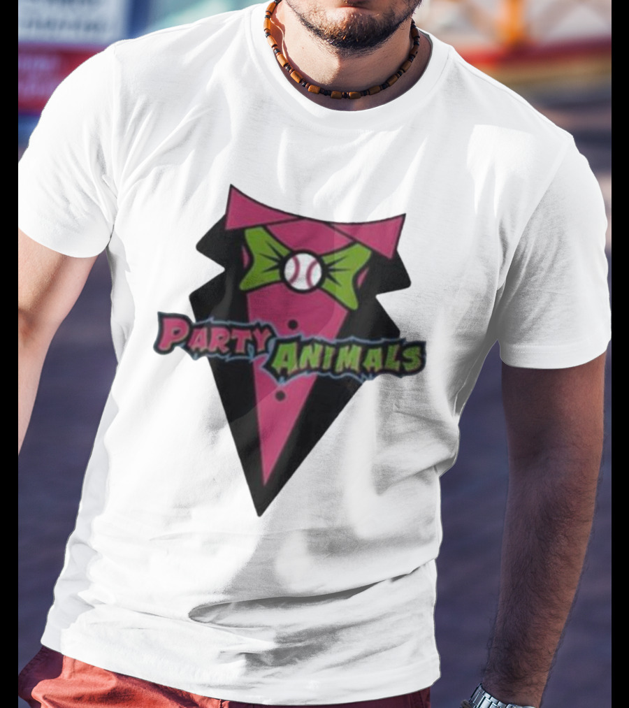 Party Animals Baseball Tuxedo T-Shirt