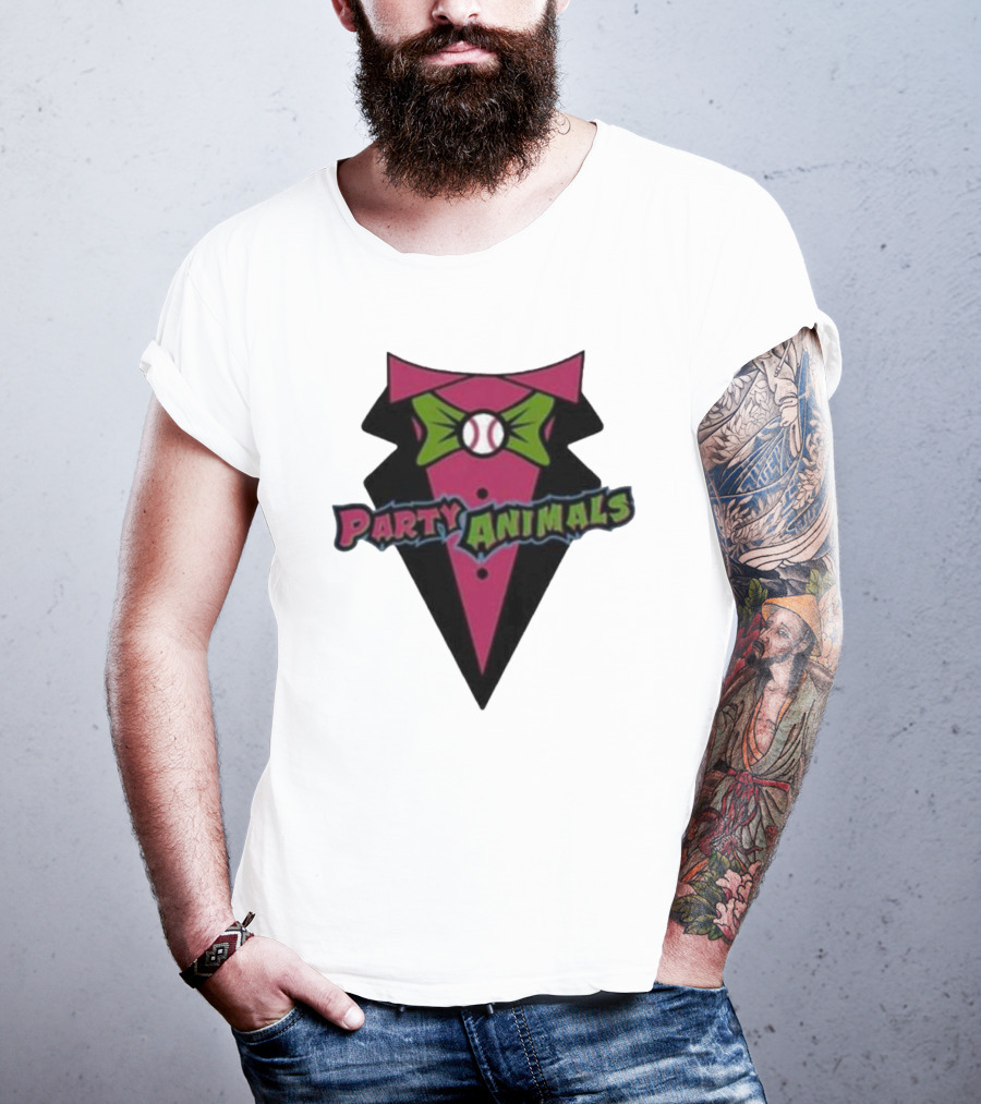 Party Animals Baseball Tuxedo T-Shirt