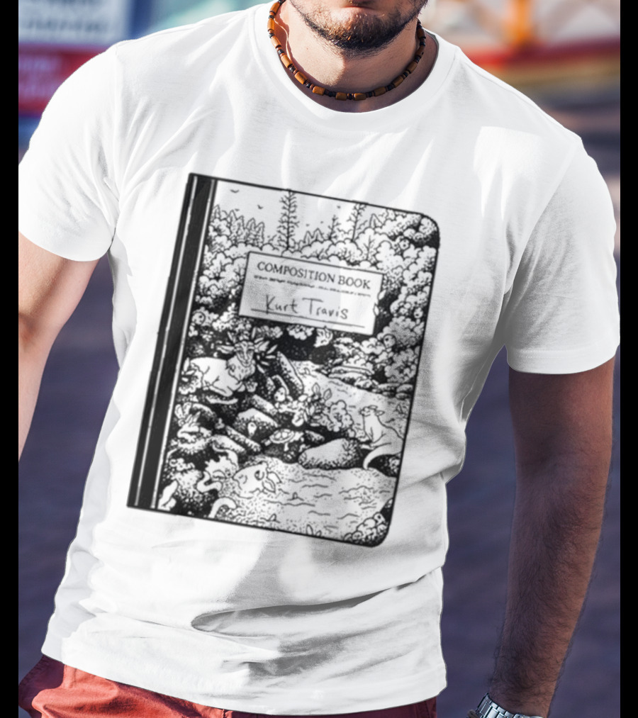 Kurt Travis Esque Records Composition Book T-Shirt